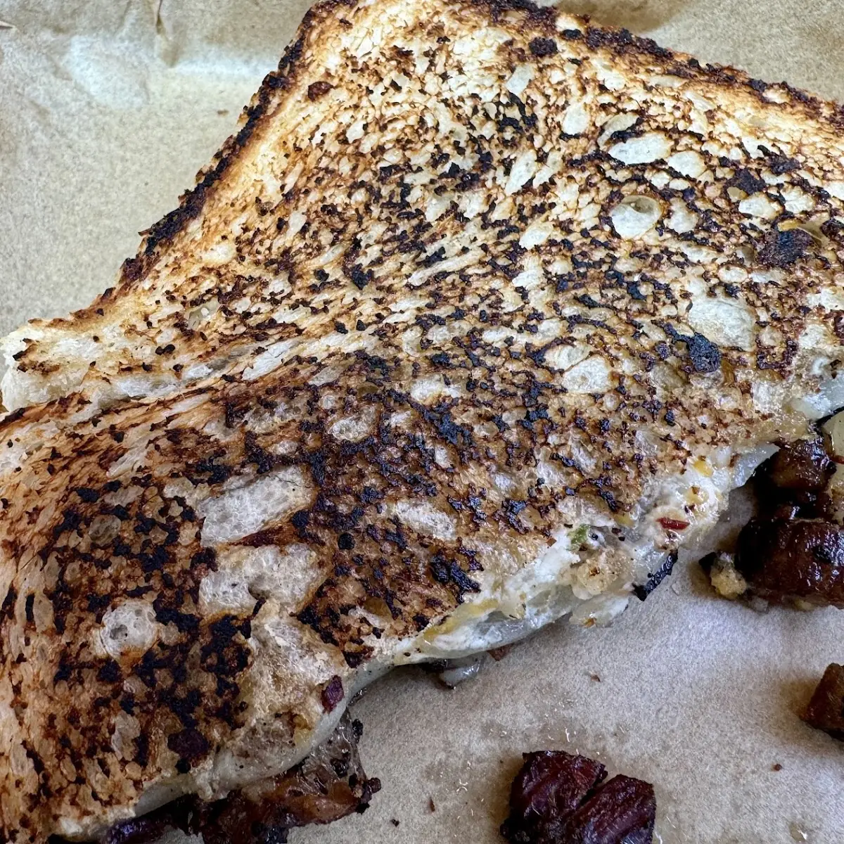 Brisket Grilled Cheese Sandwich