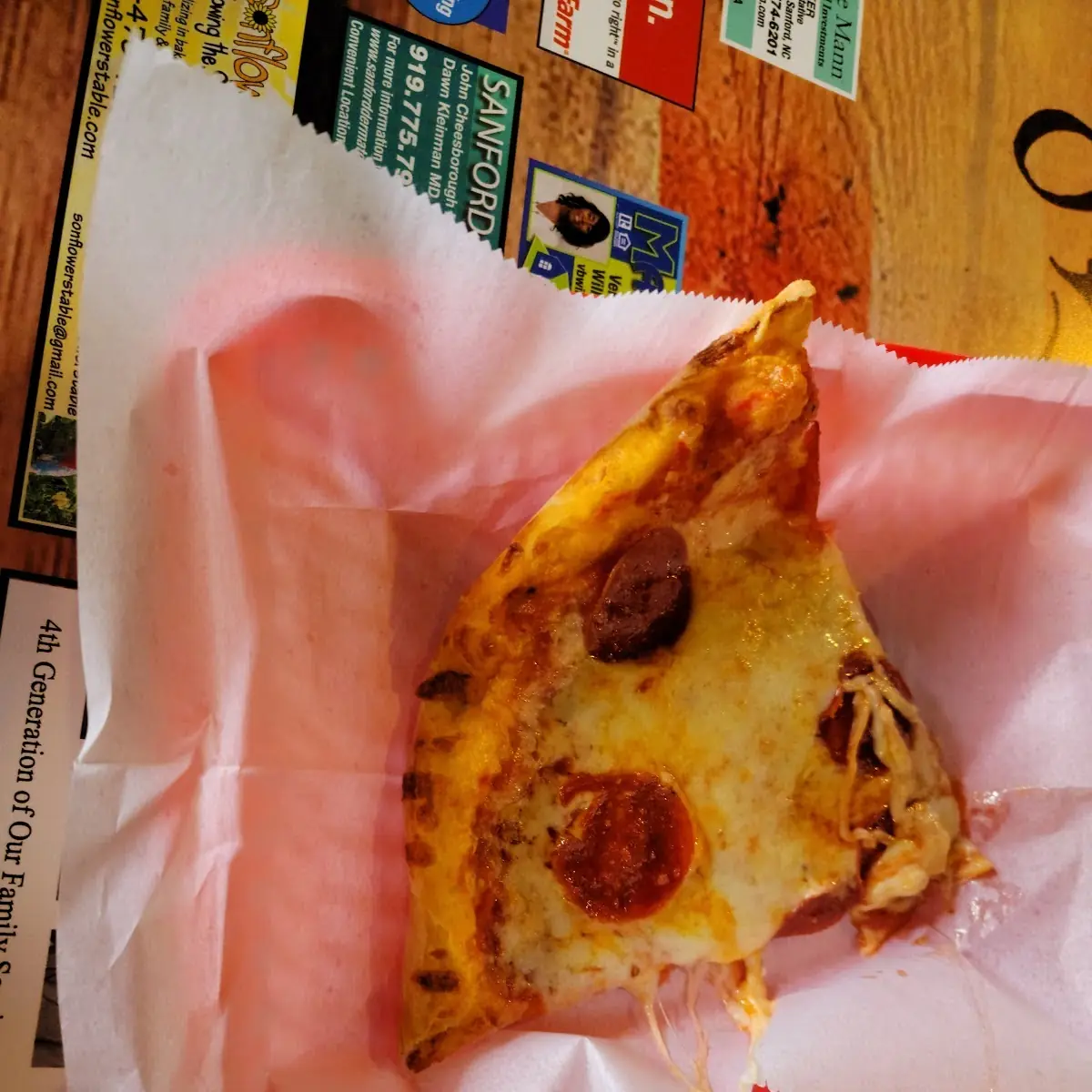 Pepperoni Pizza Slice