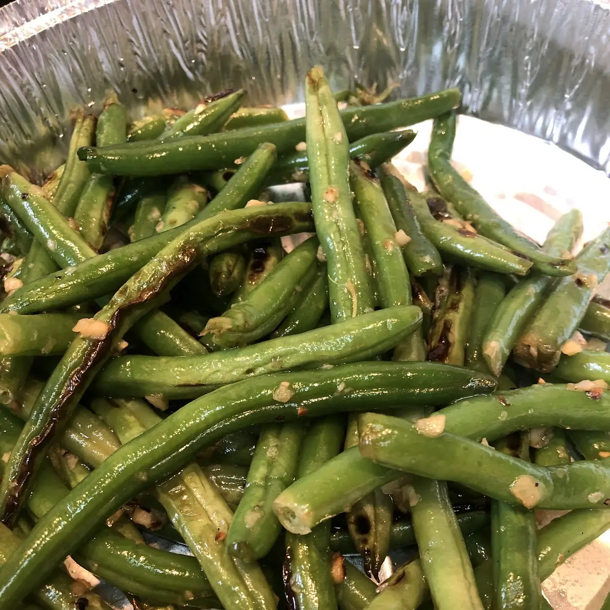 Garlicky Green Beans