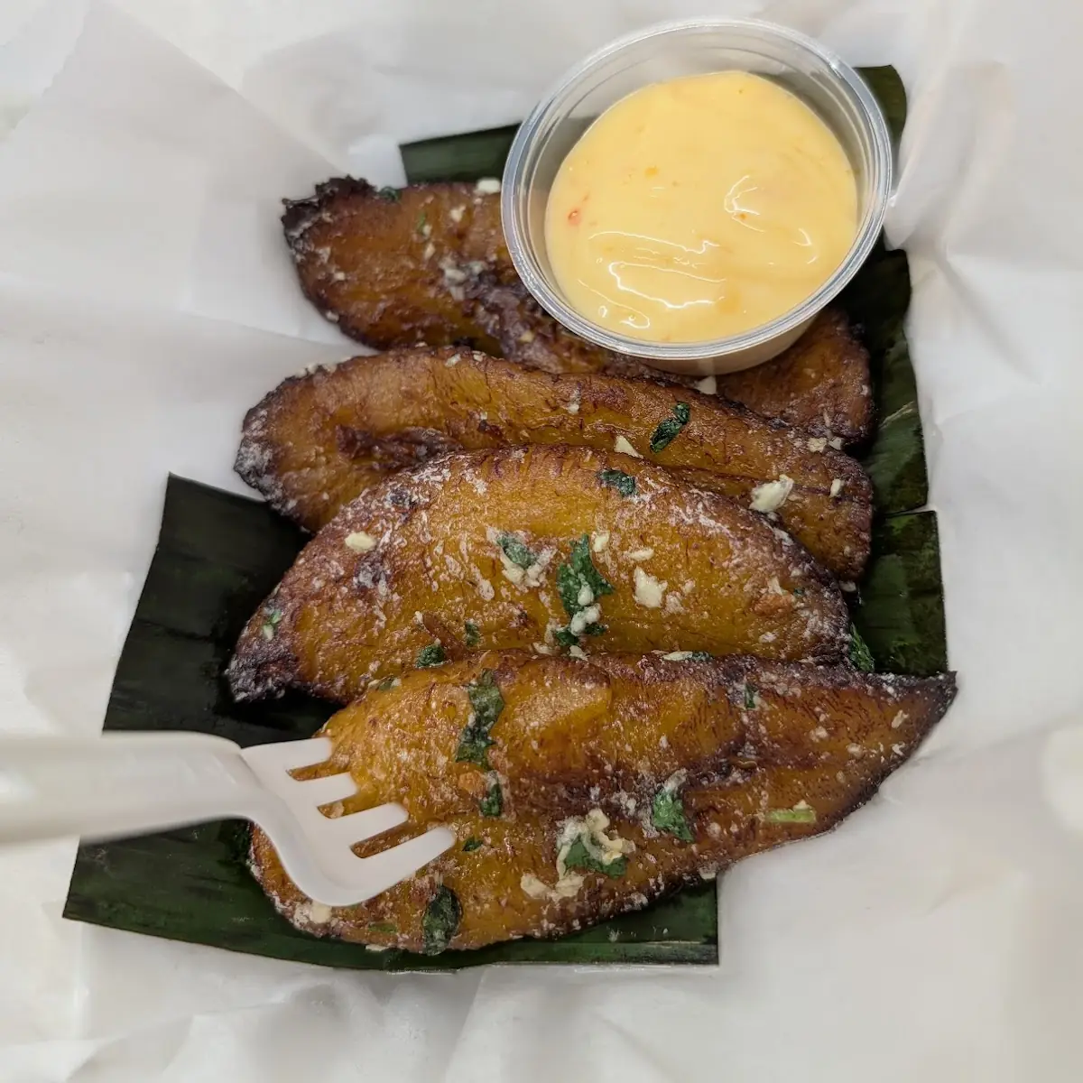 Double Fried Plantains