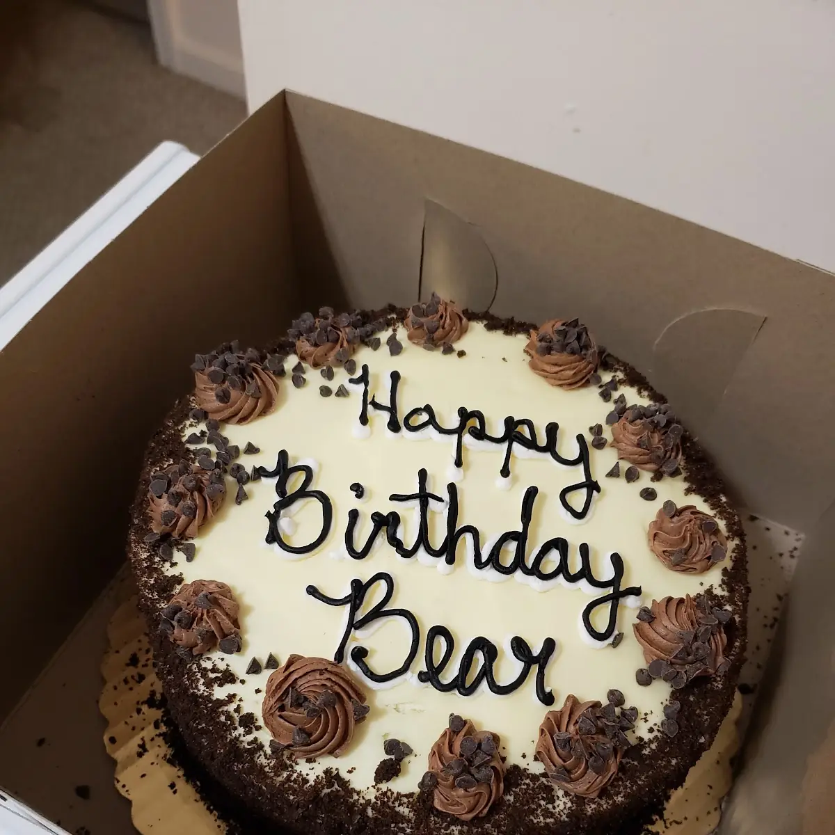 Customized Icing Red Velvet Cake