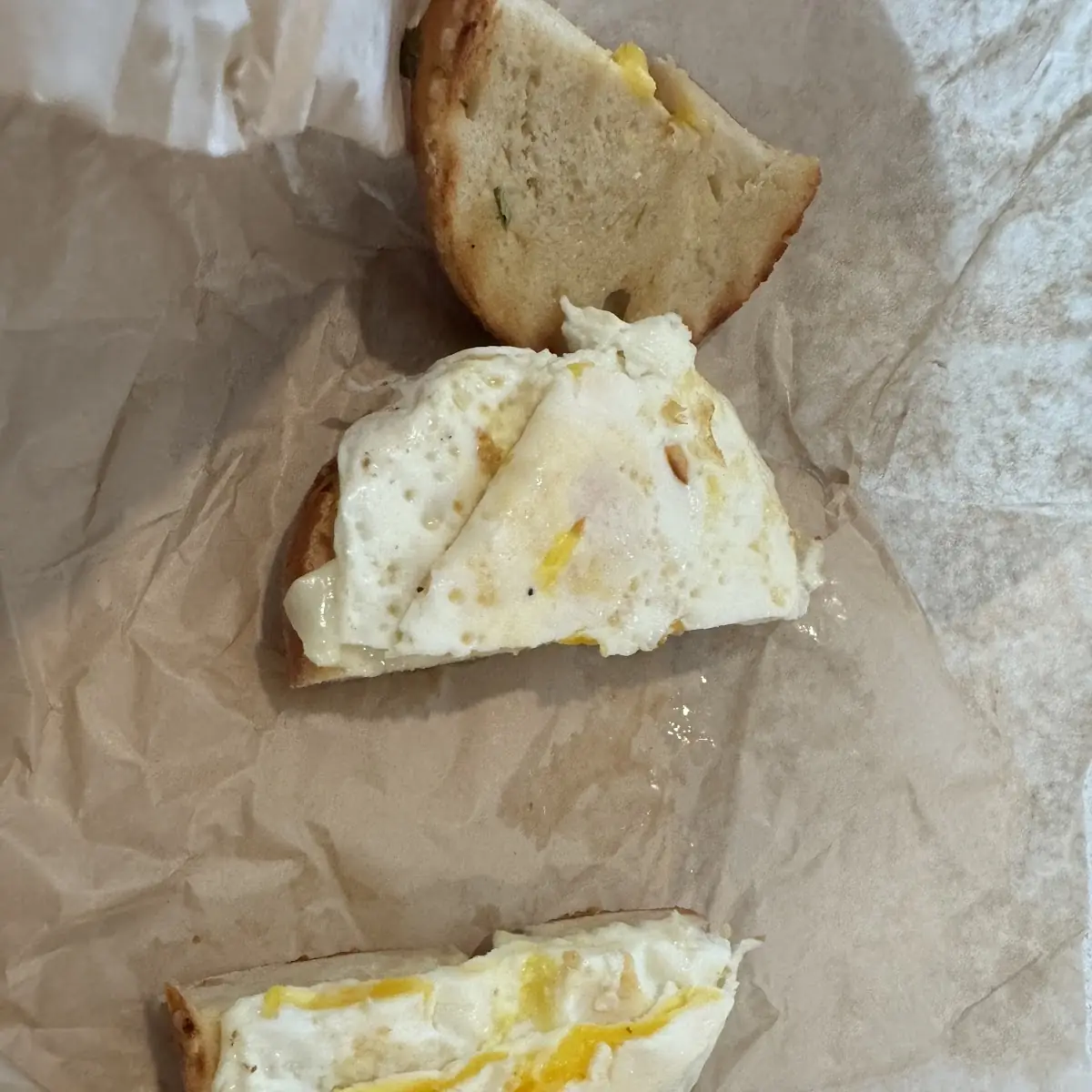 Egg and Cheese Bagel Sandwich