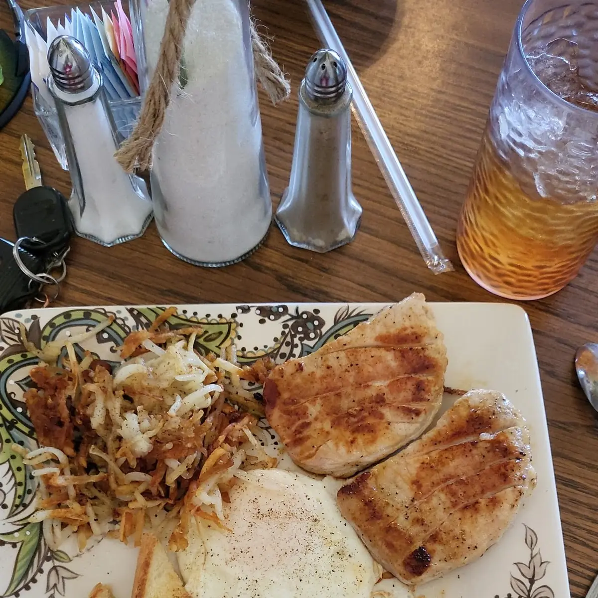 Pork Chop and Eggs