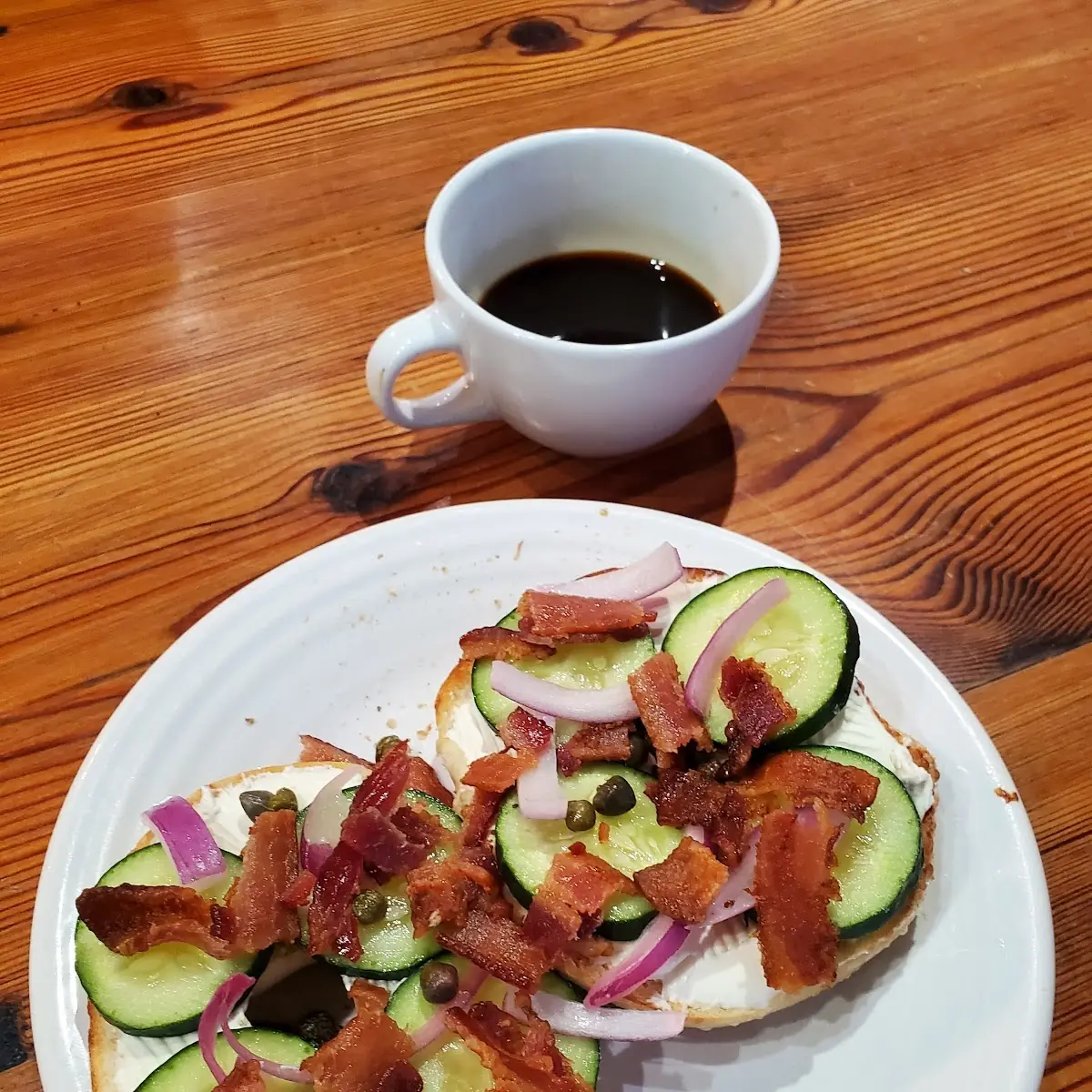 Breakfast Sandwich Veggie w Added Bacon