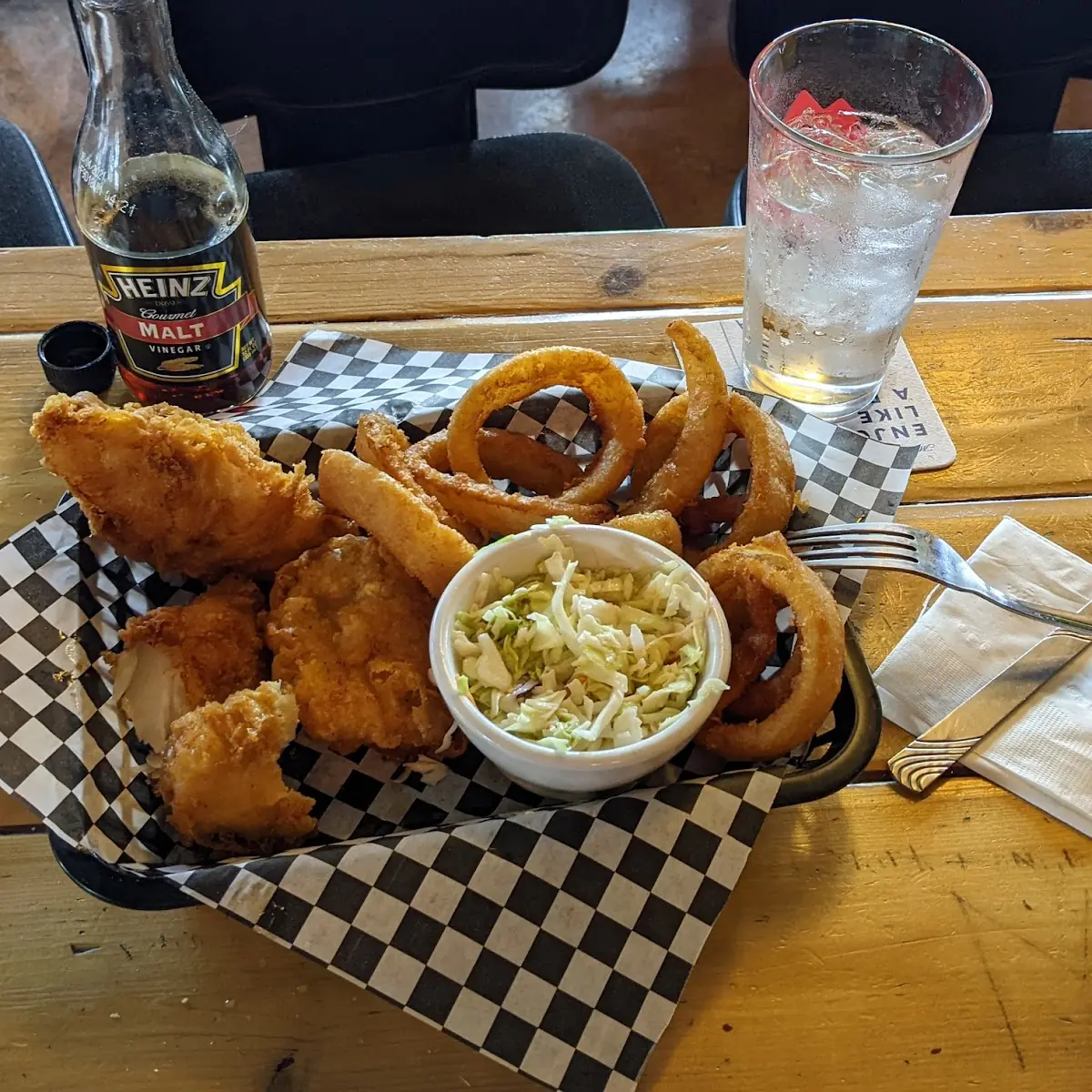 Fish and Onion Rings