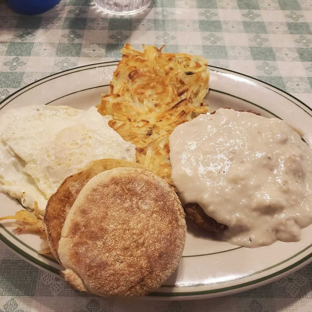 Country Fried Steak and Eggs