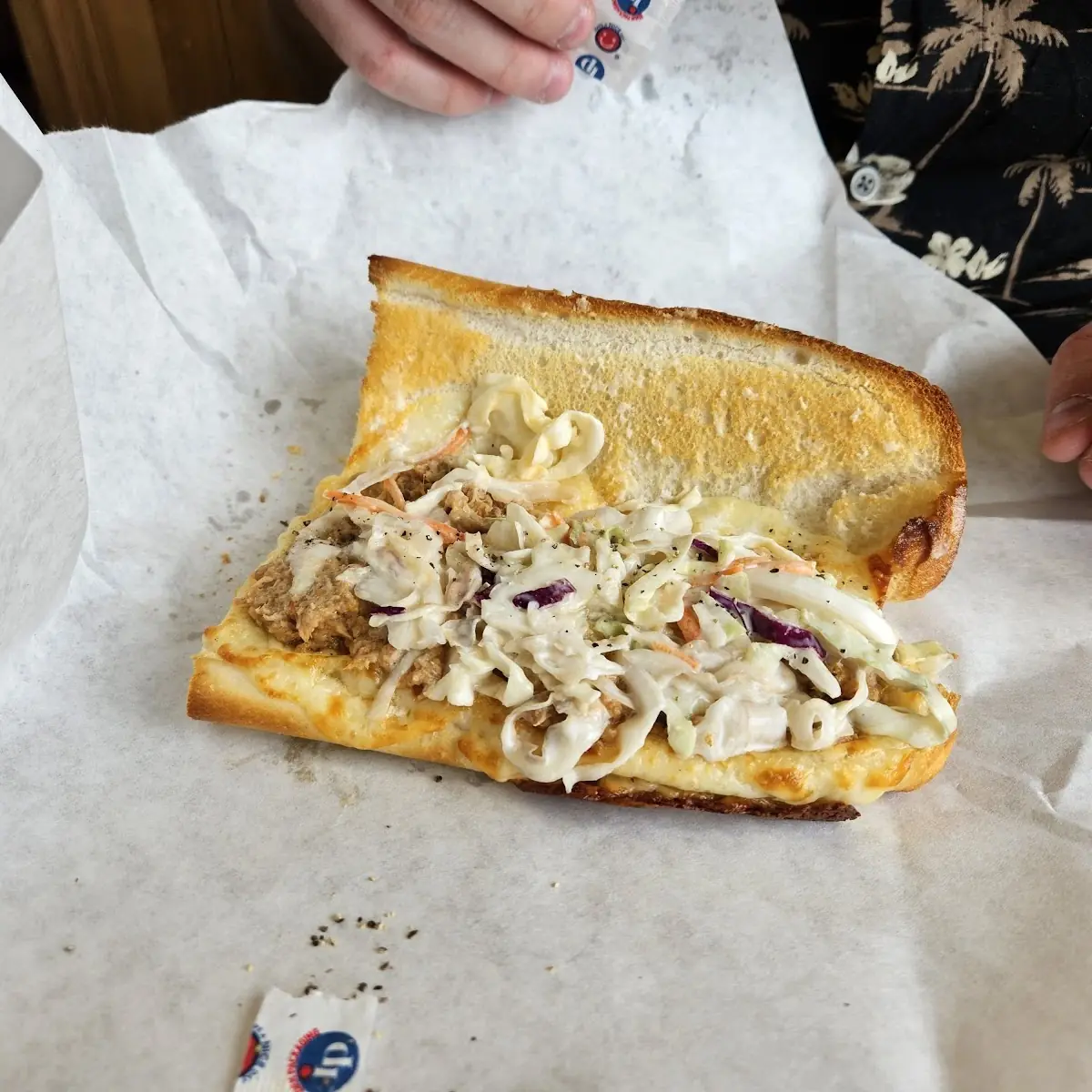 Whole Tuna and Cheese Sub