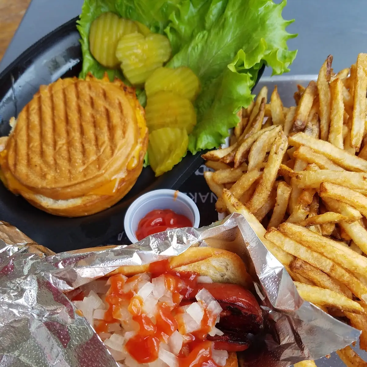 Hot Dog and Grilled Cheese