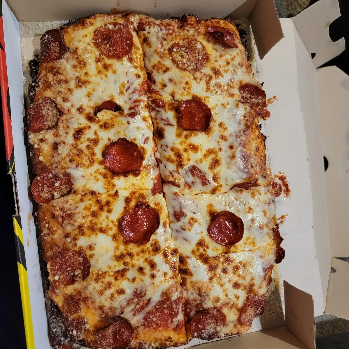Pepperoni Deep Dish Cheese Pizza