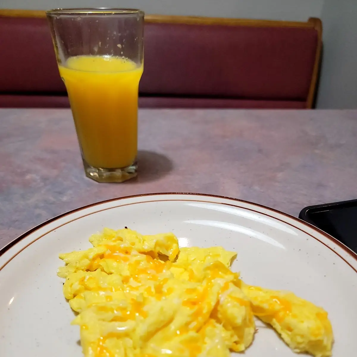 Scrambled Eggs and Cheese