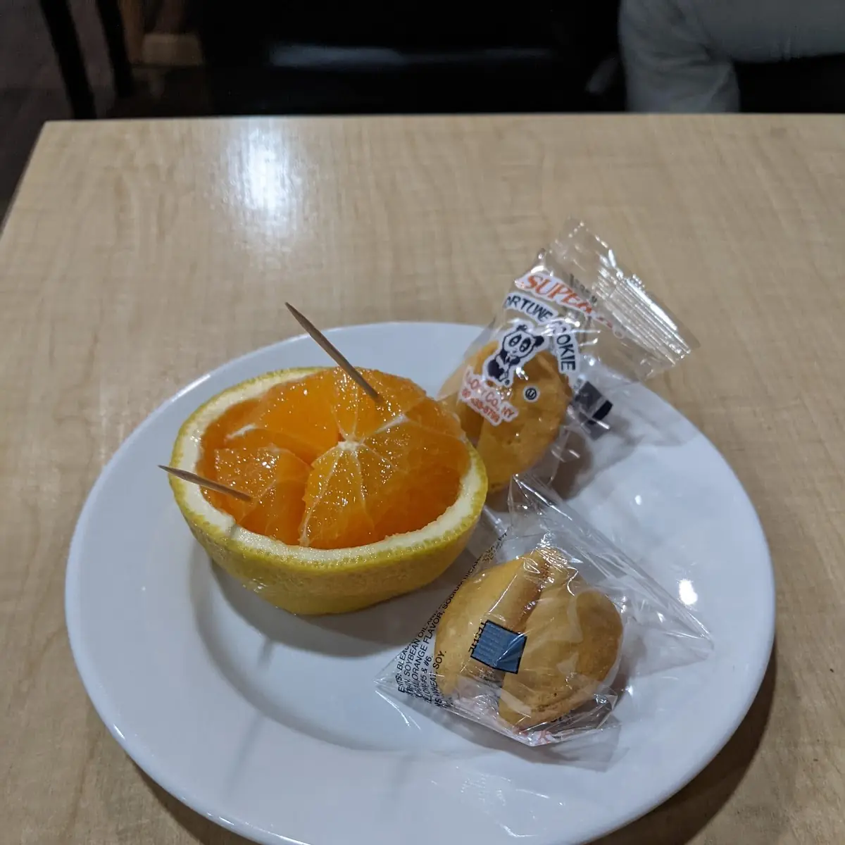 Orange Segments and Fortune Cookies