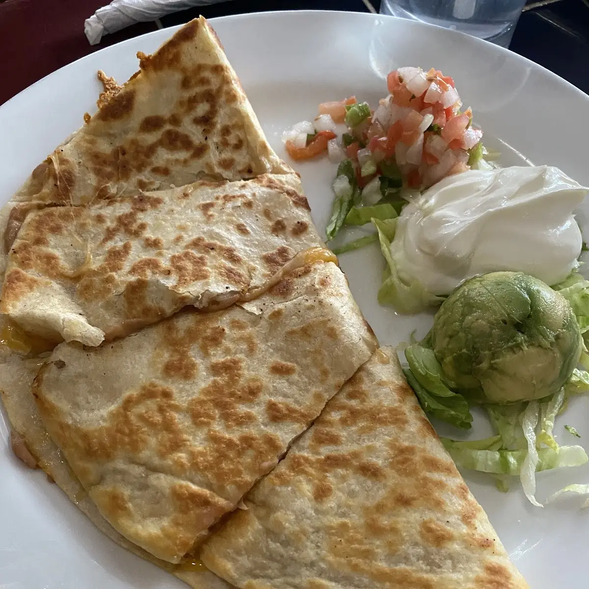 Bean and Cheese Quesadilla