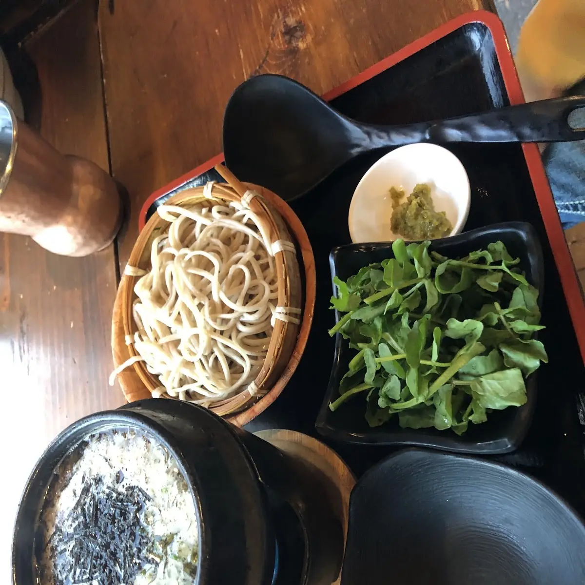 Soba Noodles with Hot Pot Broth