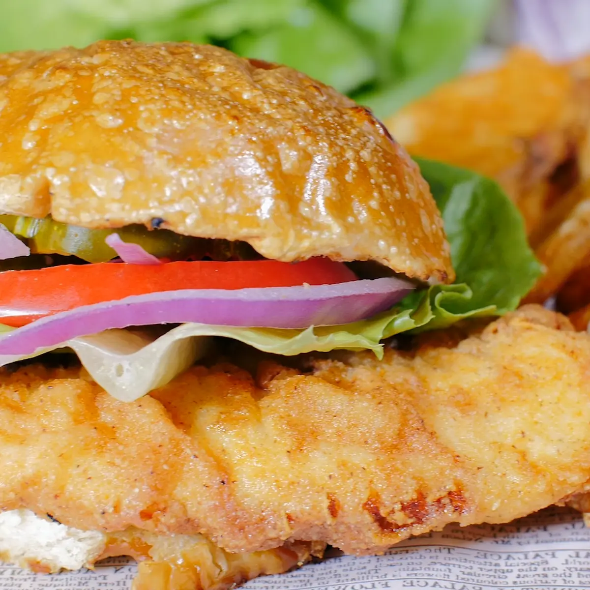Catfish Fillet Sandwich