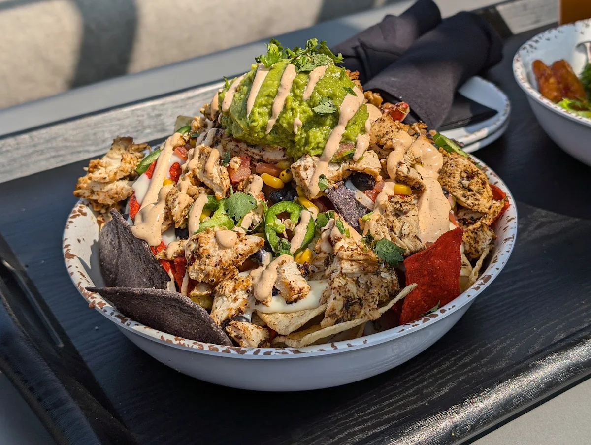 Sky High Chicken Nachos