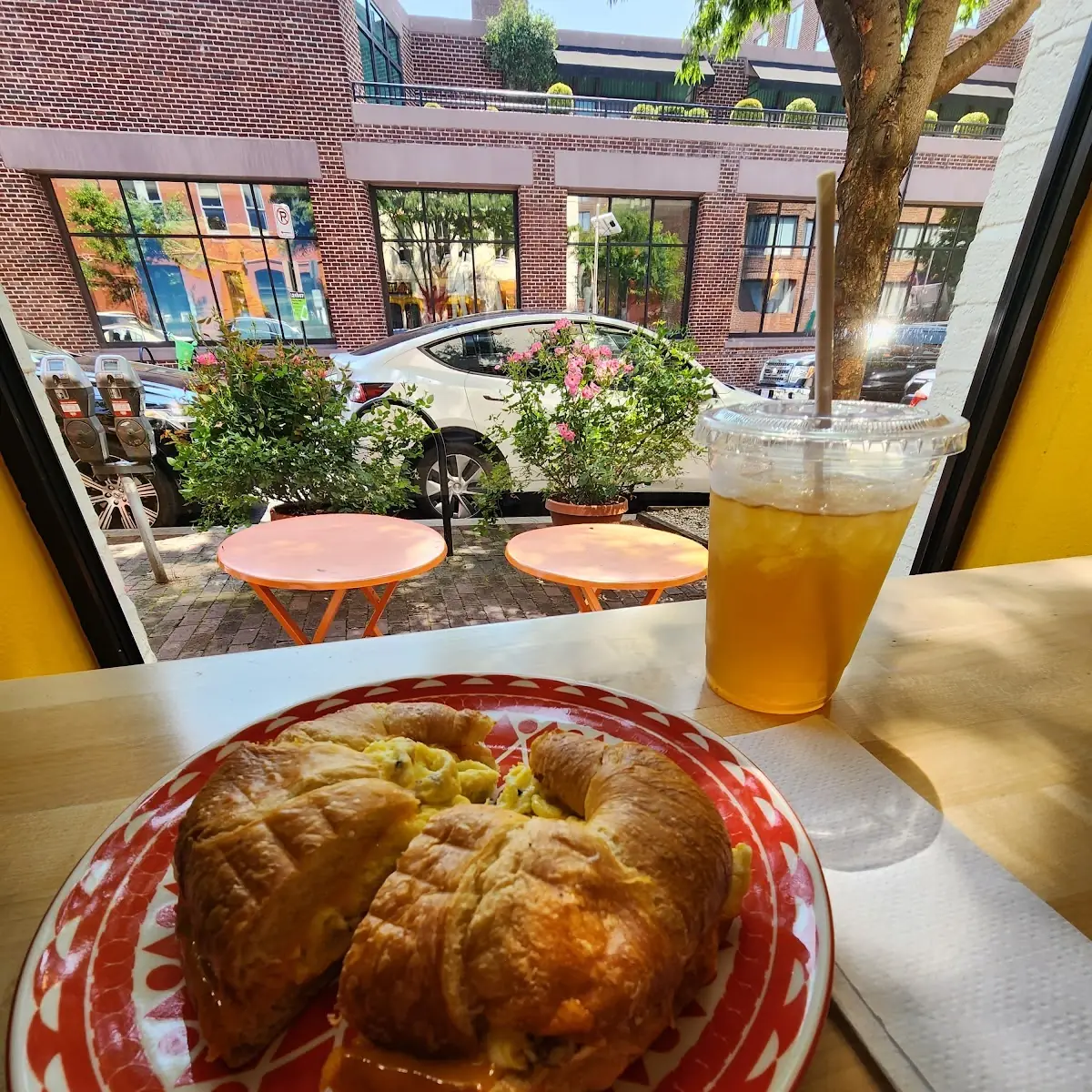 Egg and Cheese on Croissant