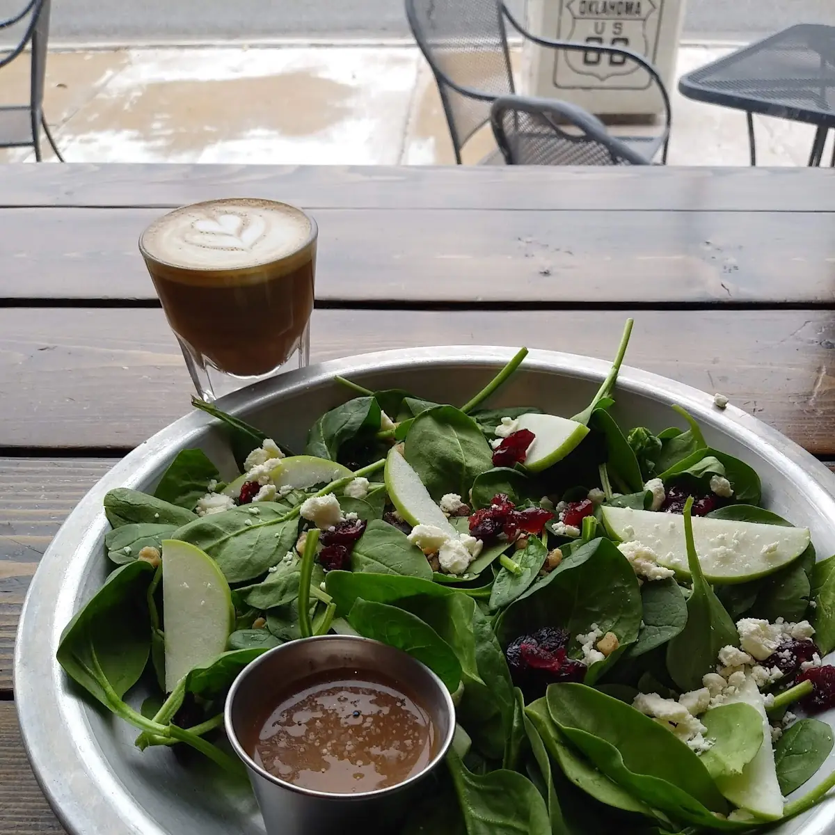 Winter Spinach Salad