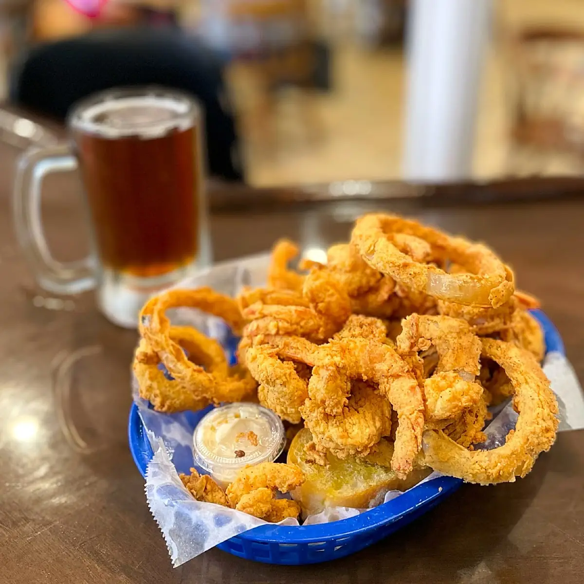 Onion Rings Fried Crab Claws