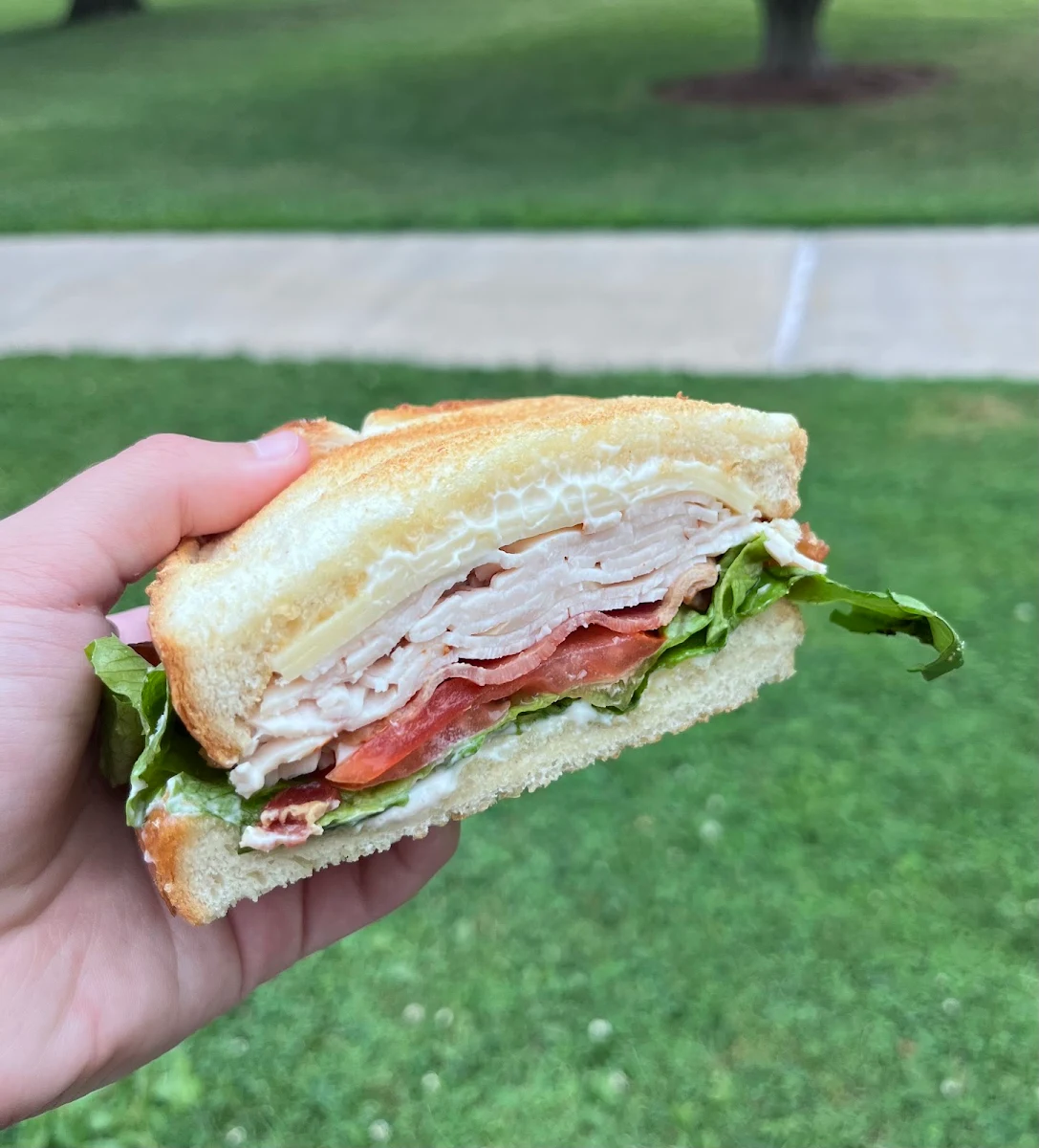 Turkey Club with Cheese