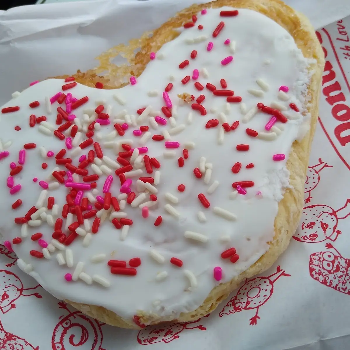 Heart Shaped Texas Donut