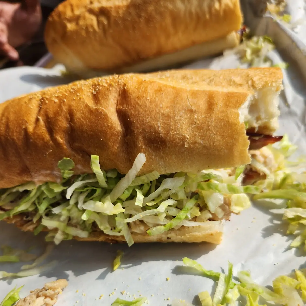 Chicken Bacon Ranch Cheese Steak Sandwich