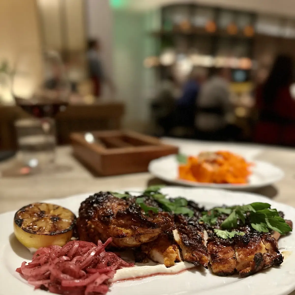 Harissa Grilled Lamb Chops