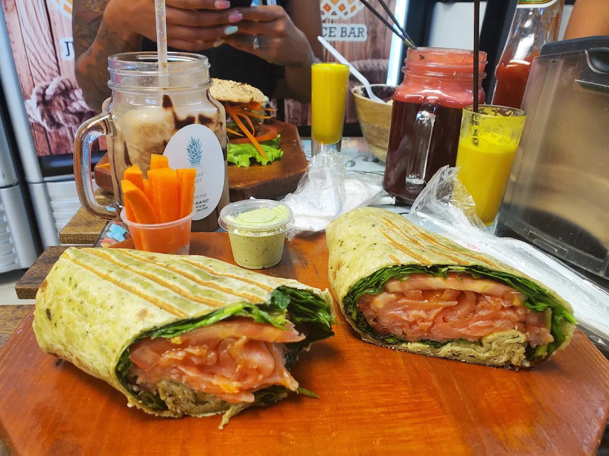 Smoked Salmon Wrap