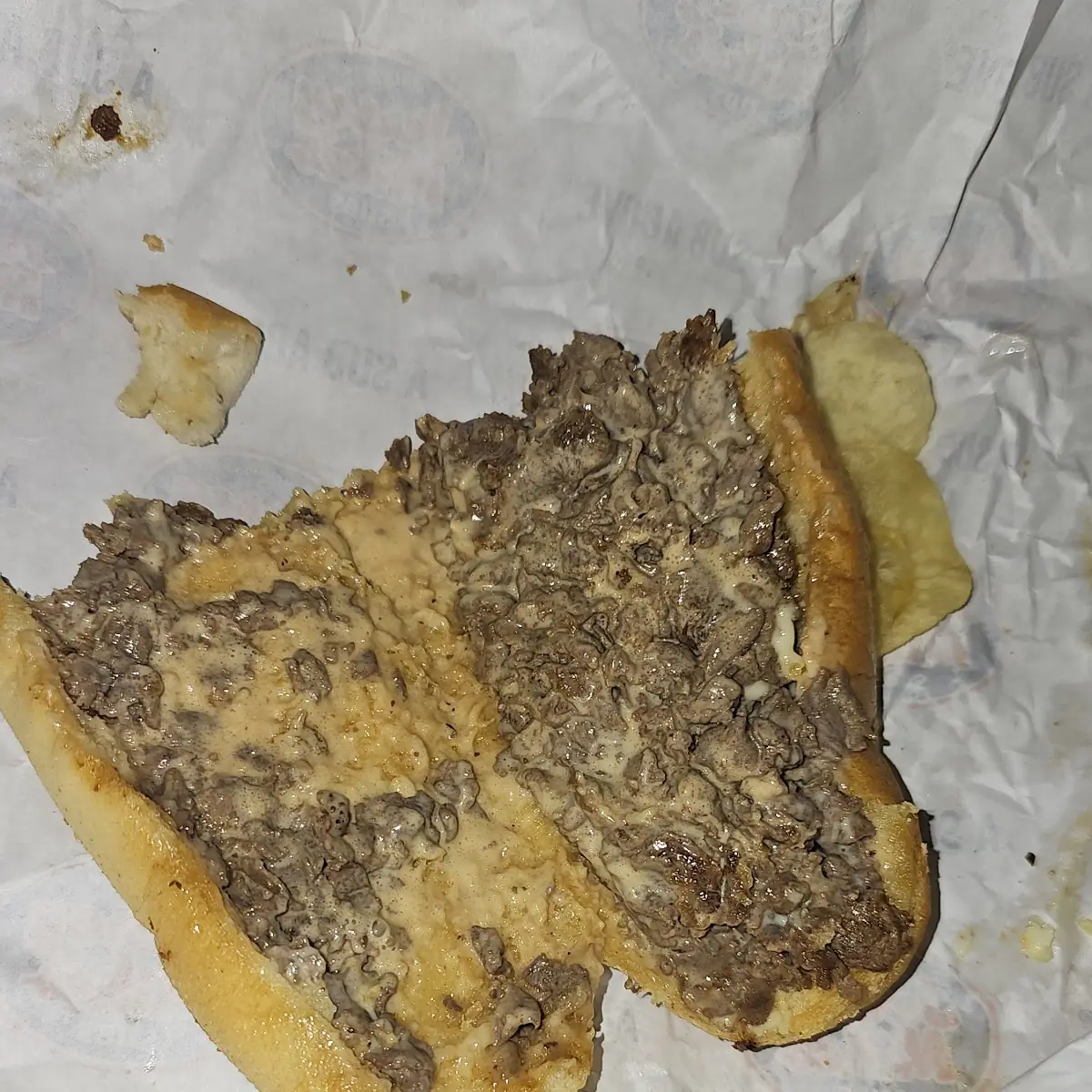 43 Philly Cheesteak- Forgot Peppers & Onions