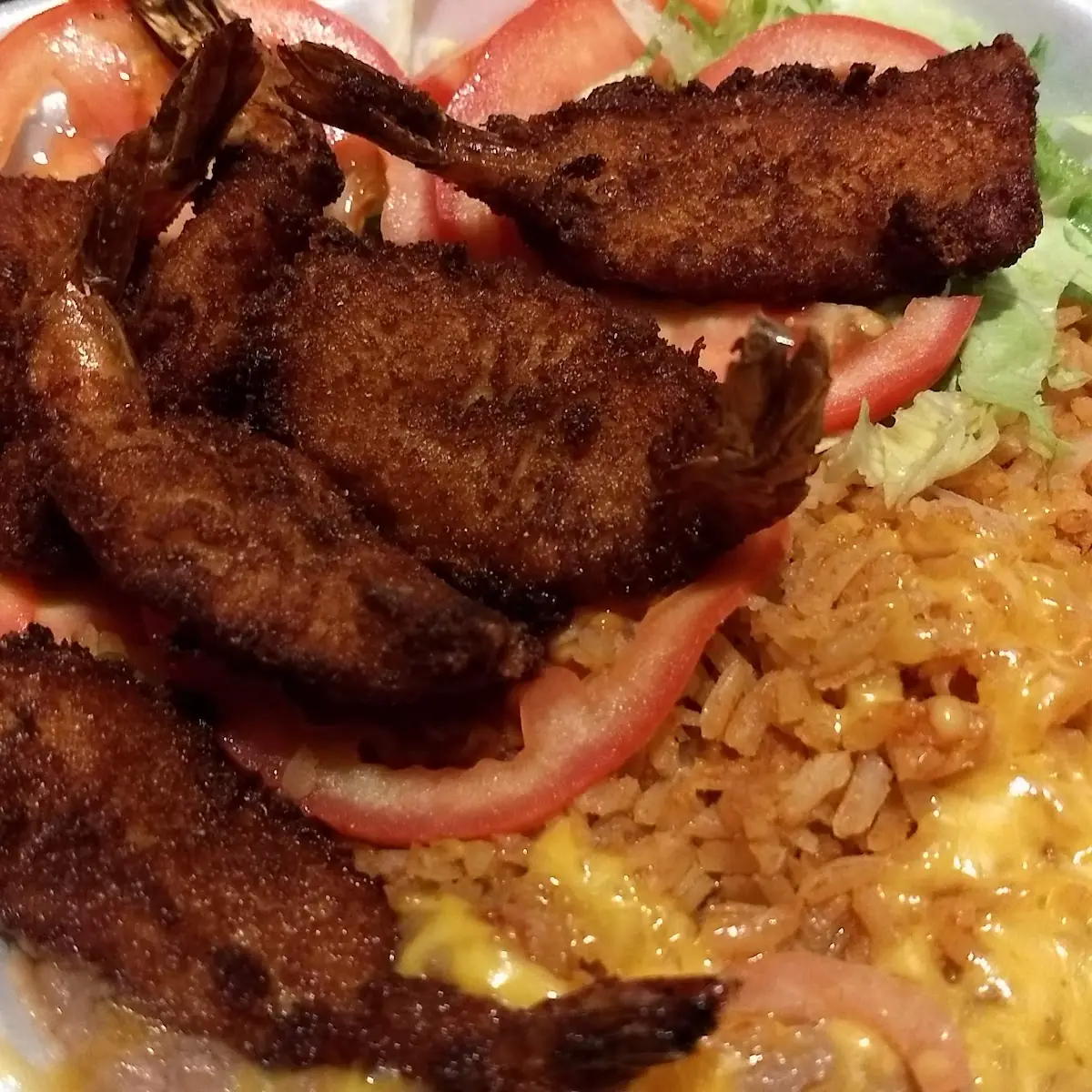 Fried Shrimp and Rice