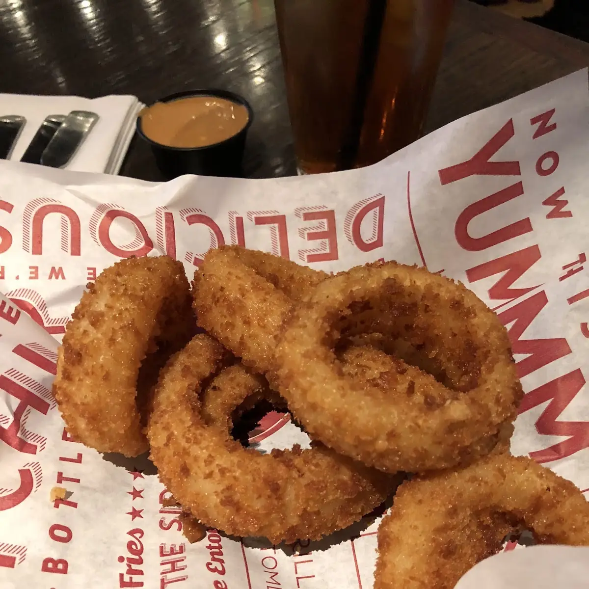Towering Onion Rings