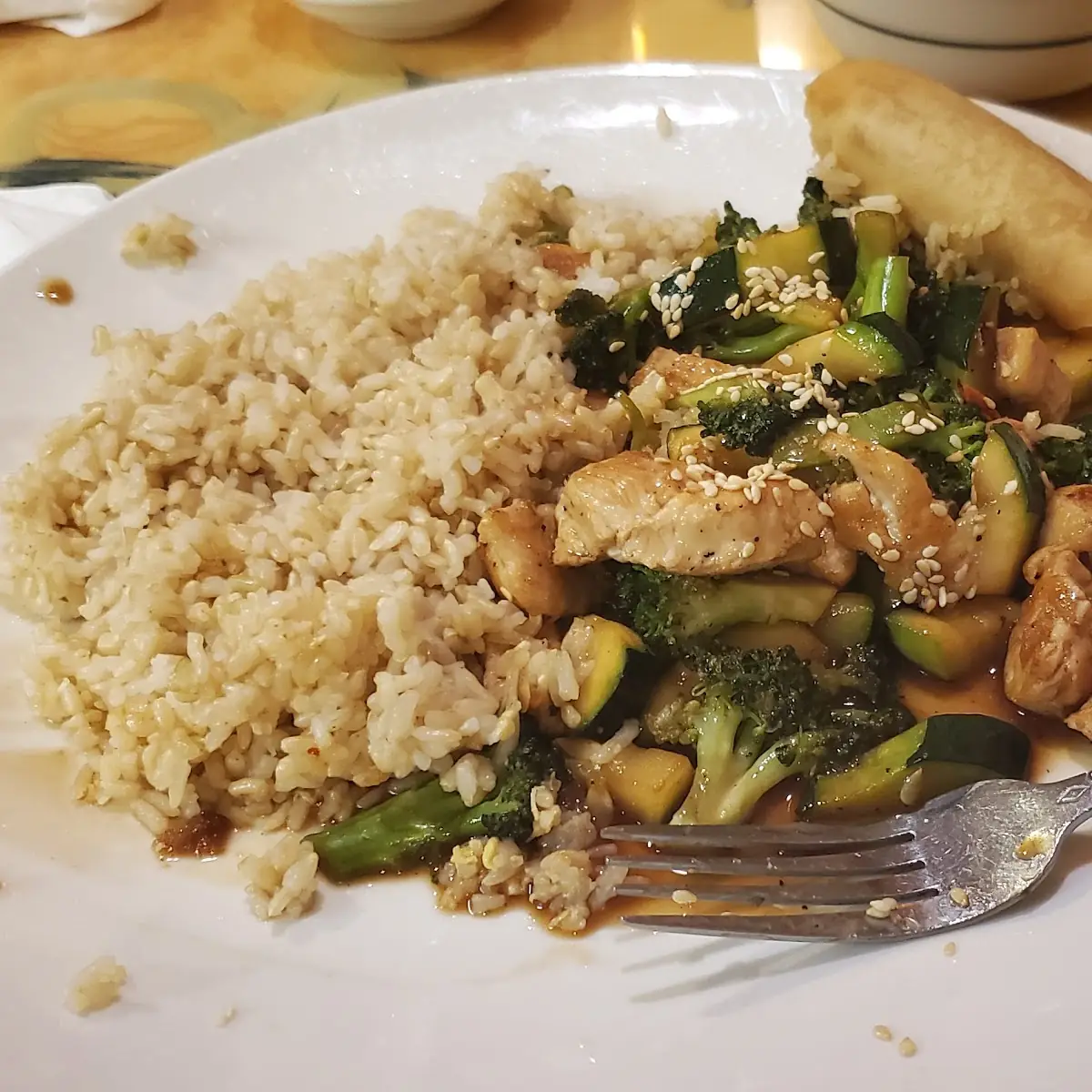 Hibachi Chicken with Brown Rice
