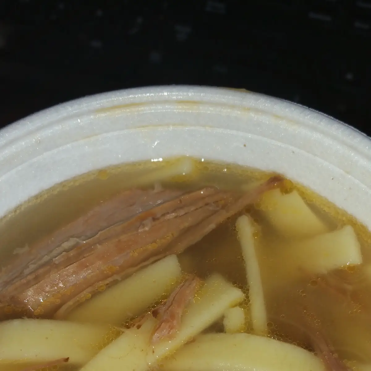Homemade Beef and Noodle Soup
