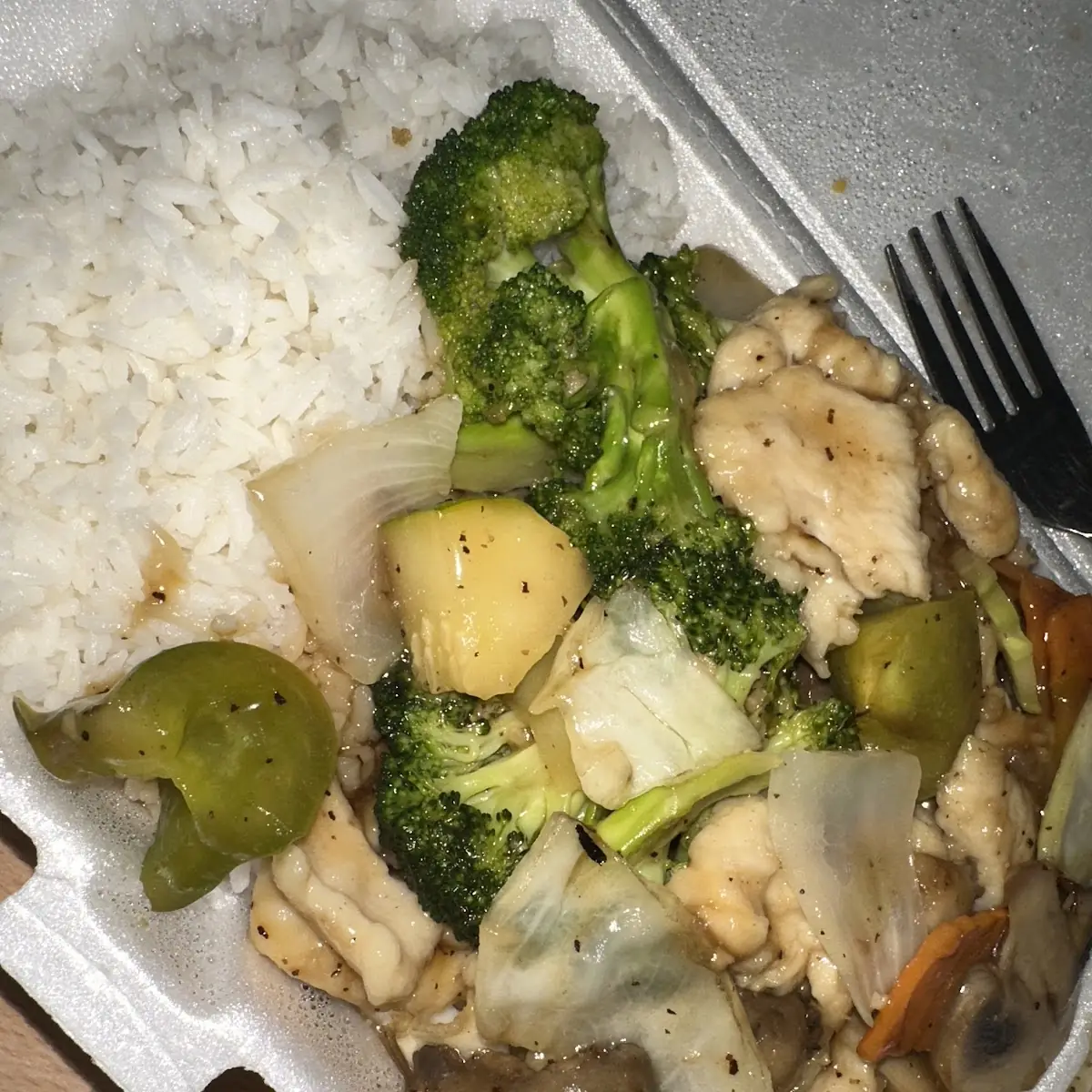Steamed Chicken with Mixed Vegetables