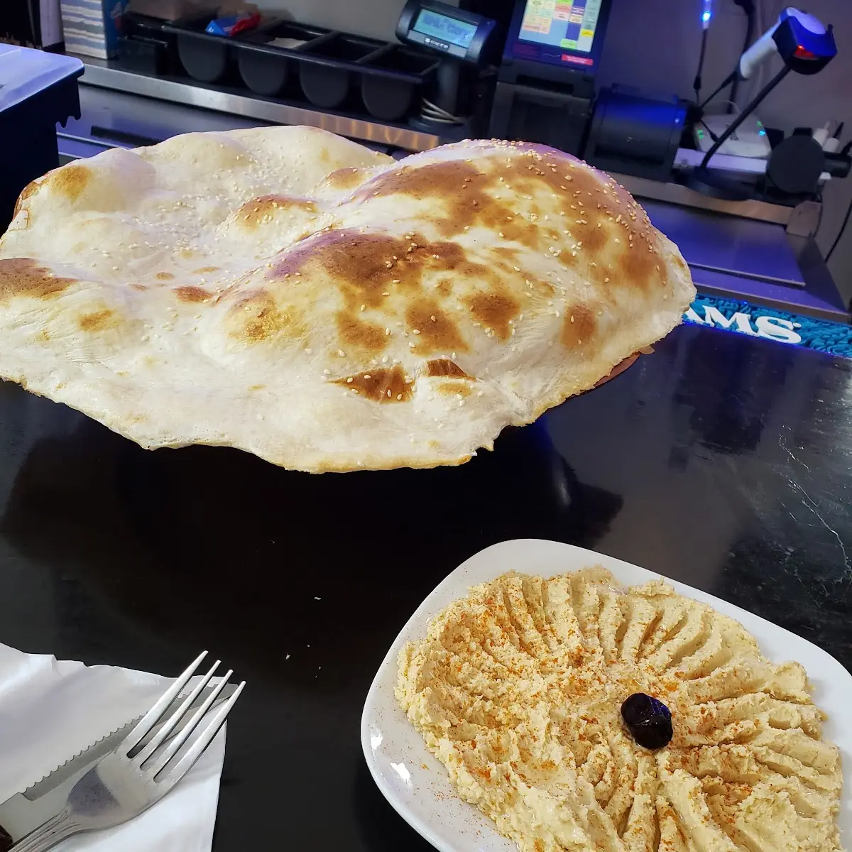Fresh Pita Bread with Meze