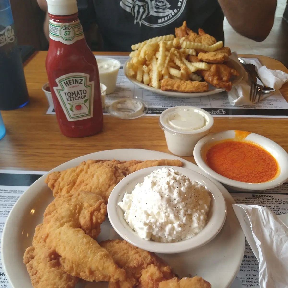 Buffalo Chicken Finger Dinner