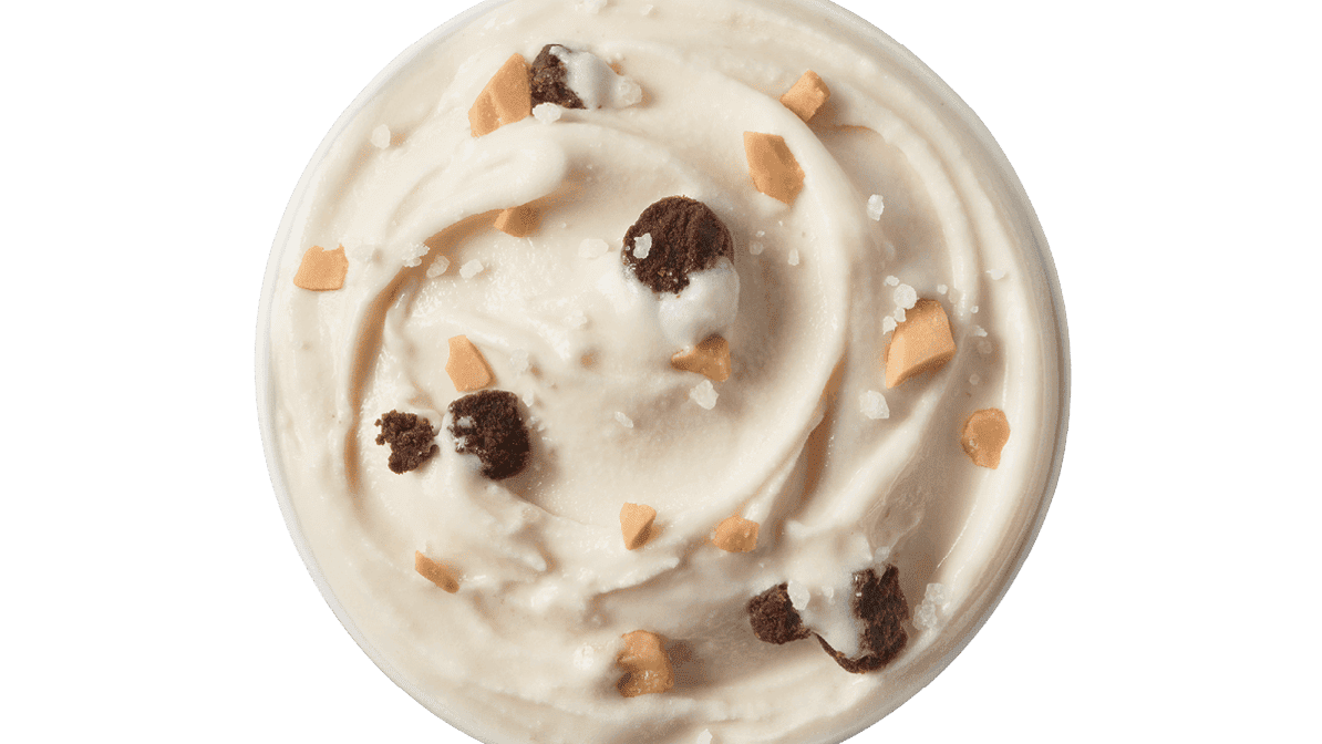 Turtle Pecan Cluster Blizzard Treat