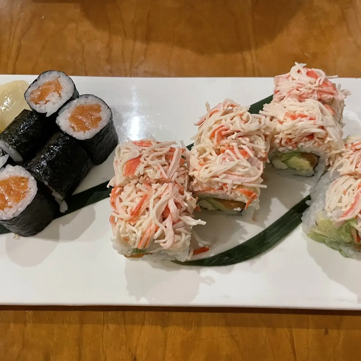 Dream Roll and Salmon Roll