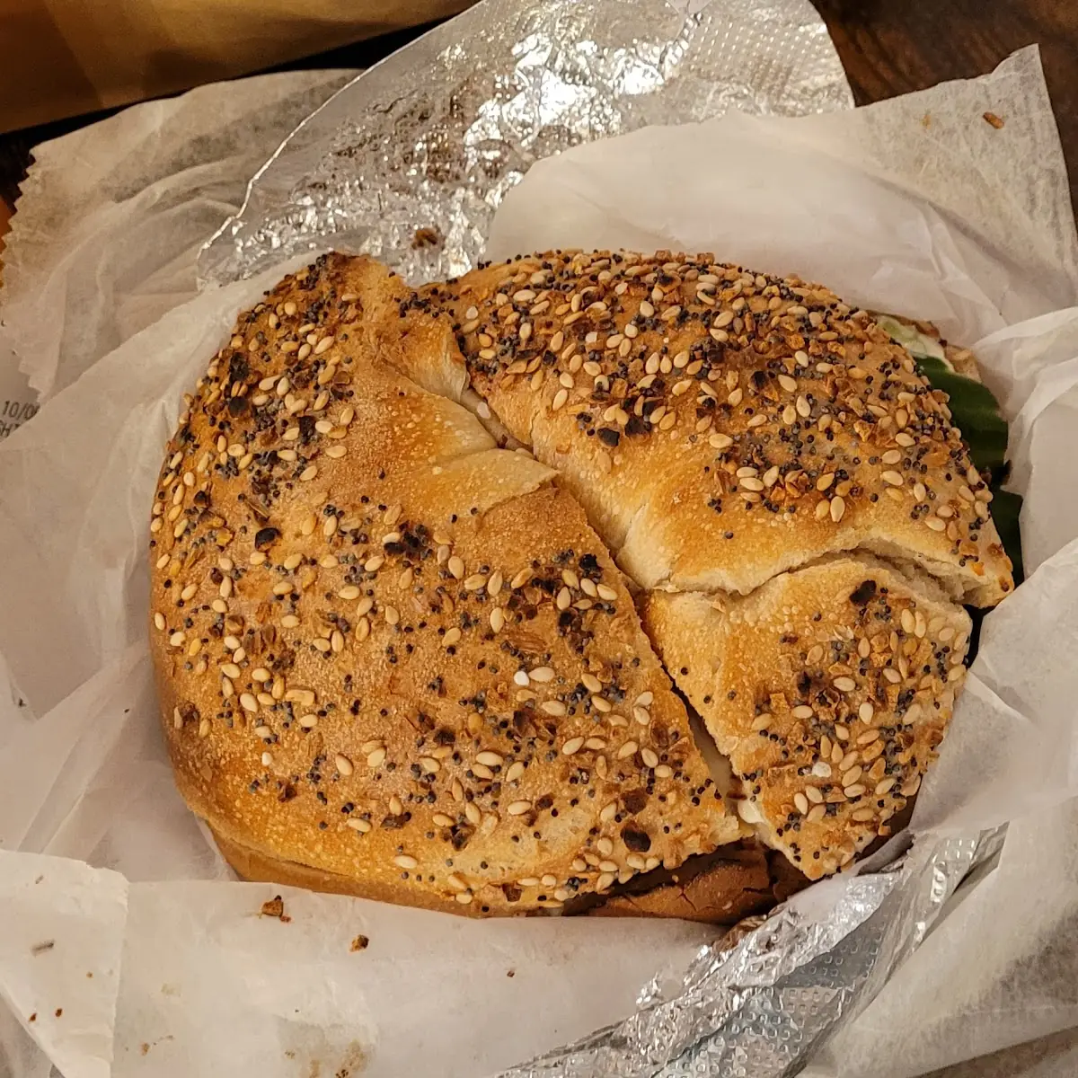 Everything Bagel with Cream Cheese