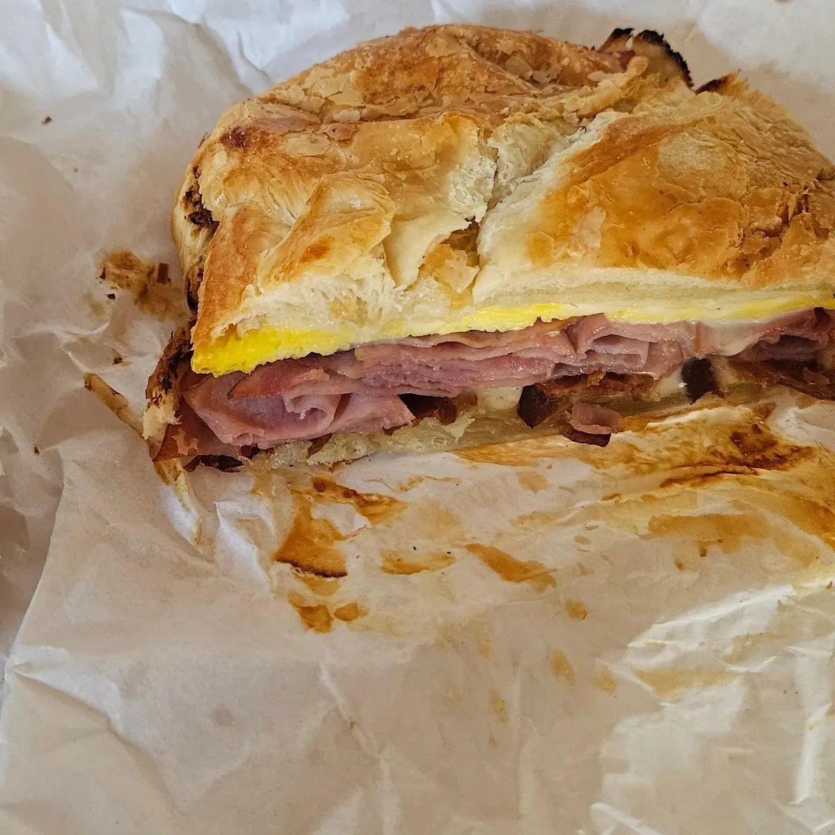 1 Ob Breakfast Croissant Sandwich