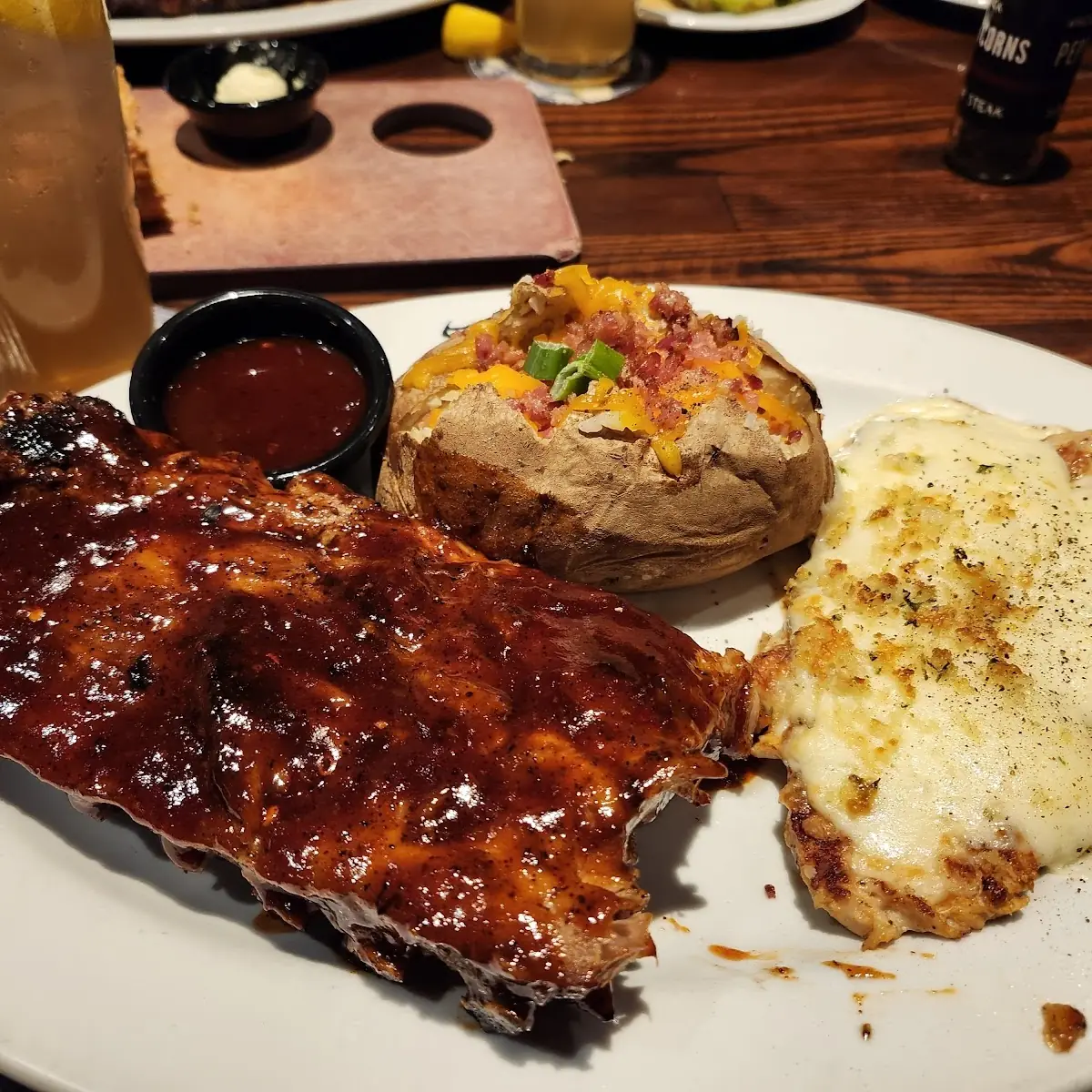 Baby Back Ribs and Cole Slaw