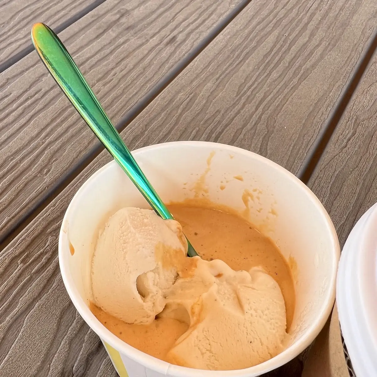 Espresso and Vanilla Gelato