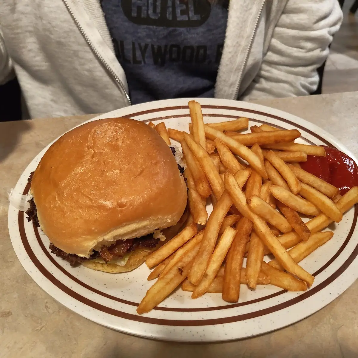 Bacon Cheeseburger Platter