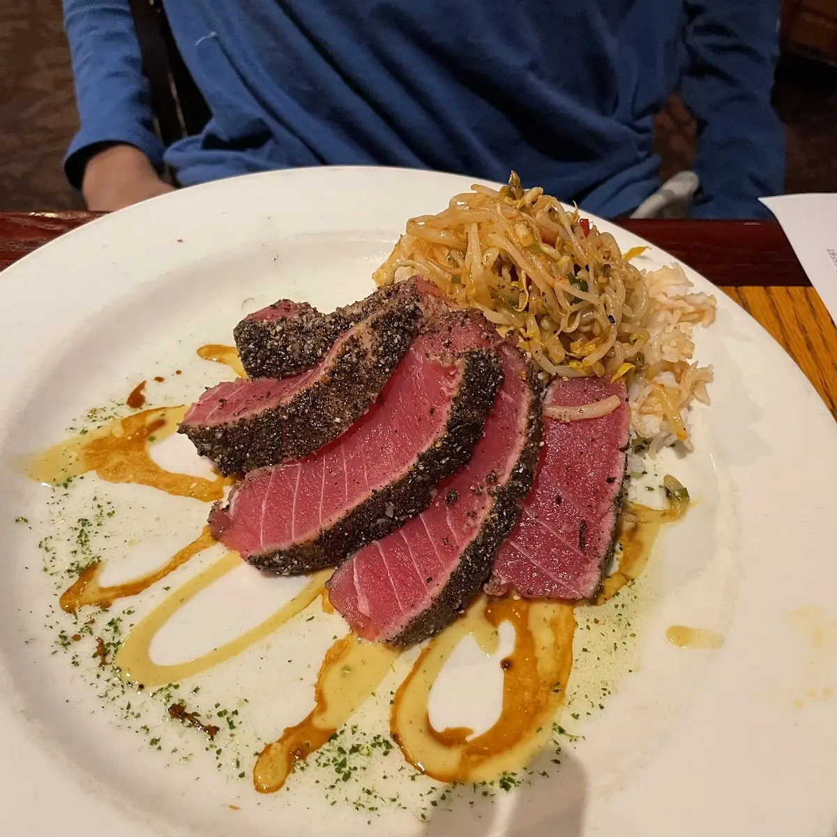 Pepper Seared Ahi