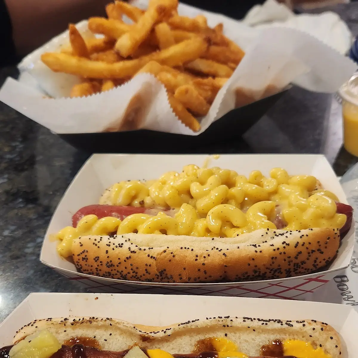 Mac and Cheese Dog and the Angry Tiki Dog