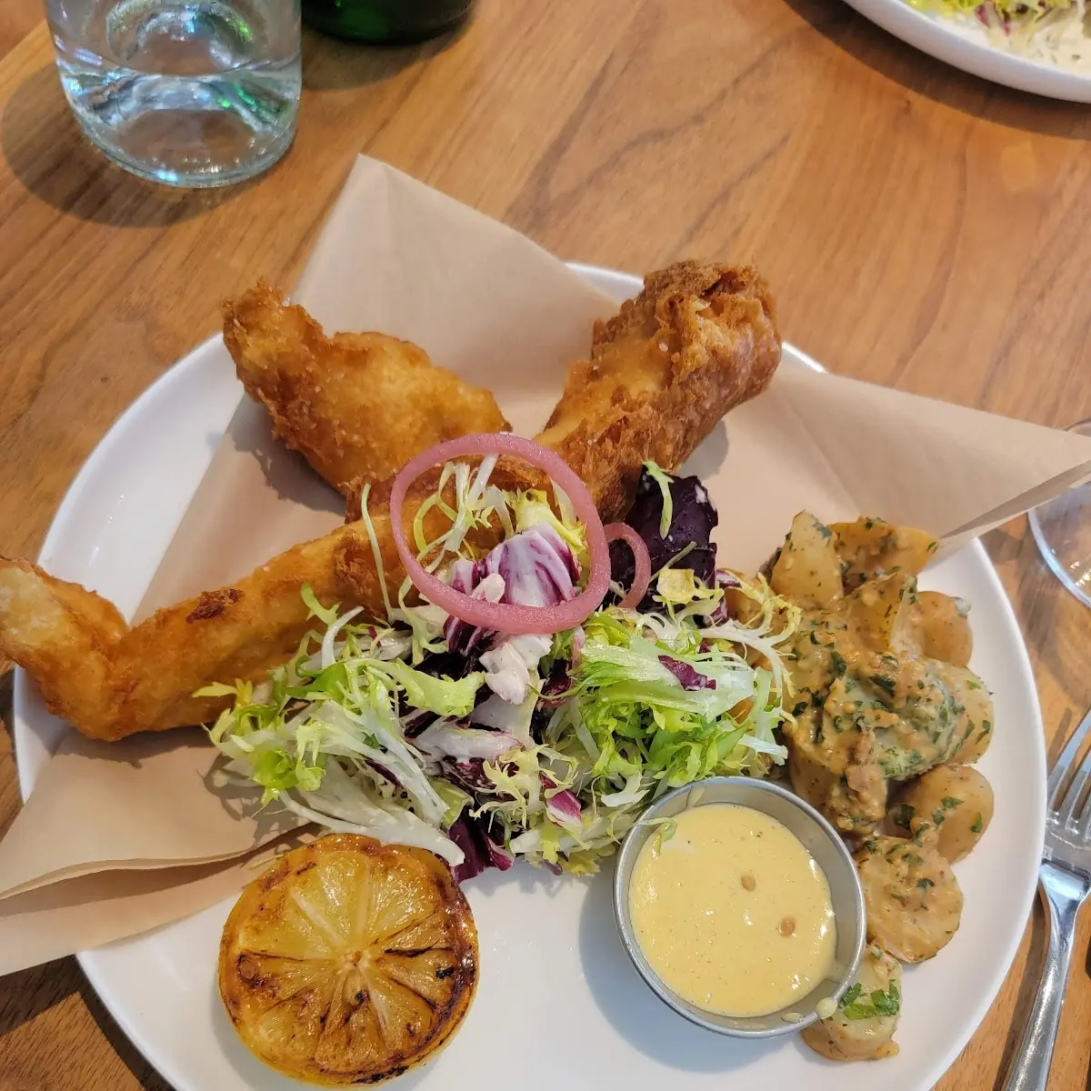 Crispy Beer Battered Cod