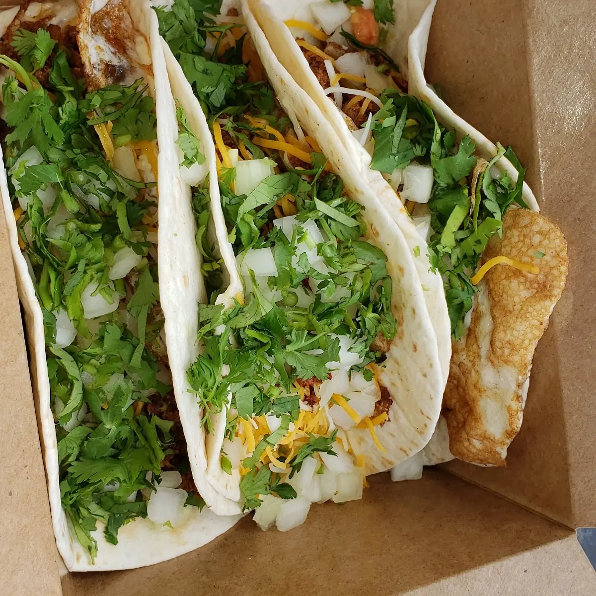 Breakfast Tacos with Chorizo