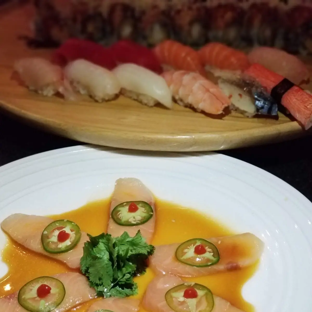 Yellowtail Sashimi with Jalapeno