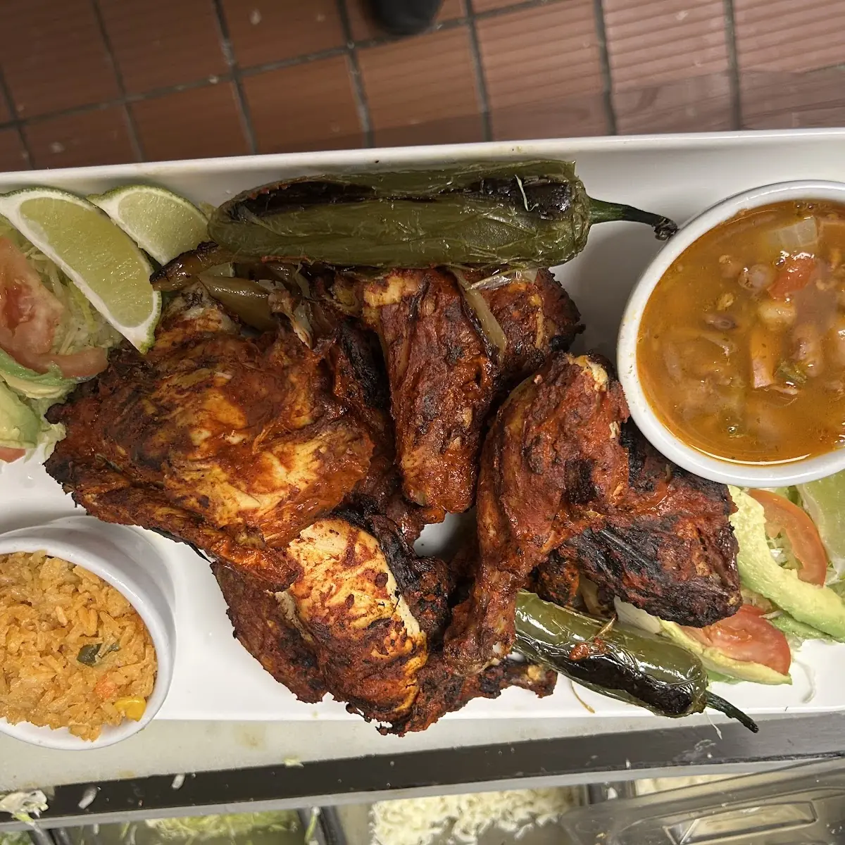 Res Fish Plate Chicken Wings Chicharron Stew