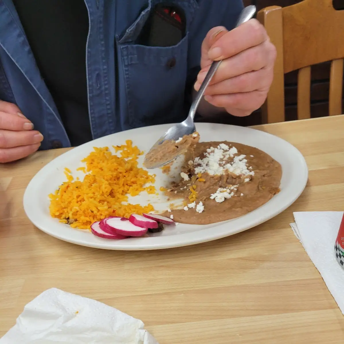 Refried Beans and Rice