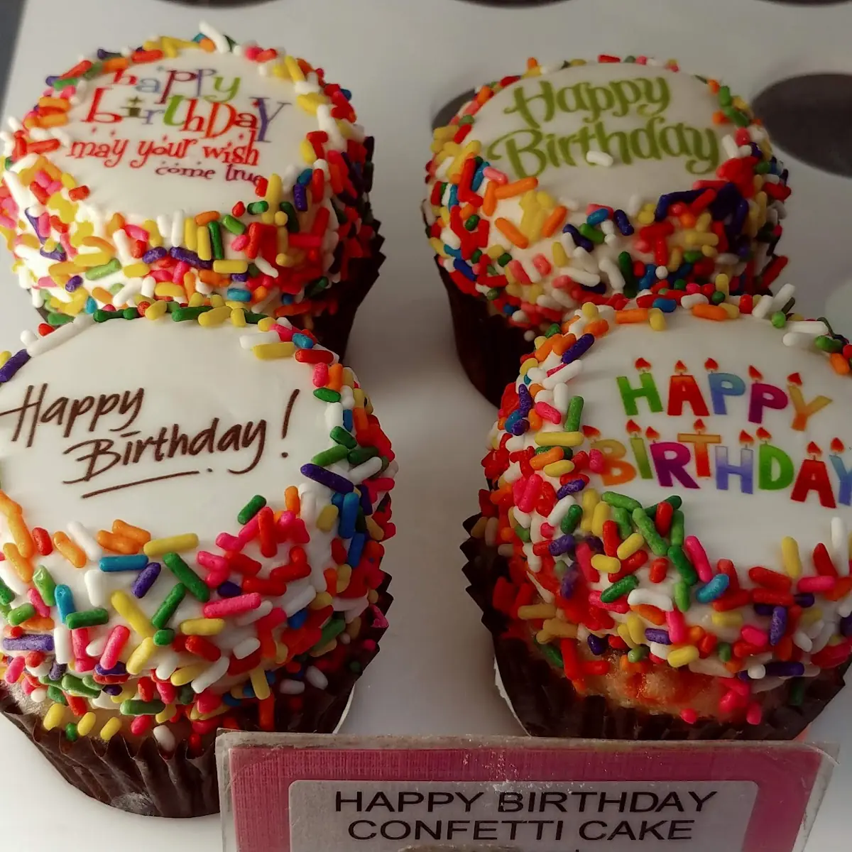 Birthday Cake Cupcakes
